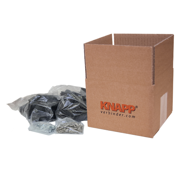 DEKLICK® Pack Schraubklammer lösbar (schwarz)